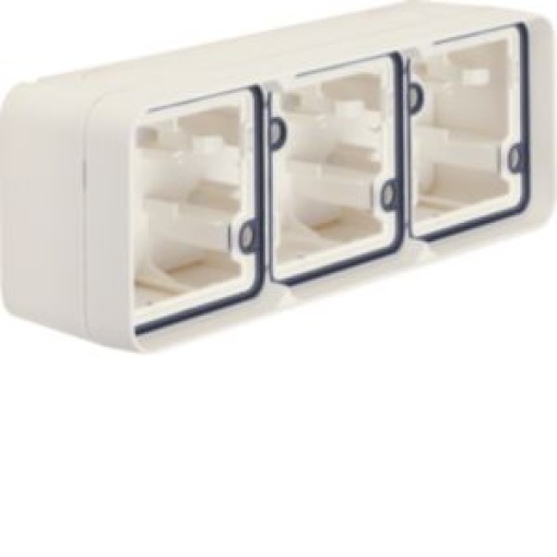 cubyko  Cx saliente x3 horiz IP55 brc