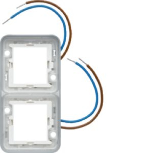 cubyko  Aro luminoso duplo branco 230V