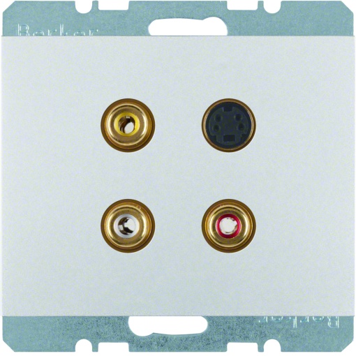 K.1K.5 - tomada 3xRCAS-video, alum lac