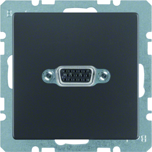 Q.x - tomada VGA paraf., antracite