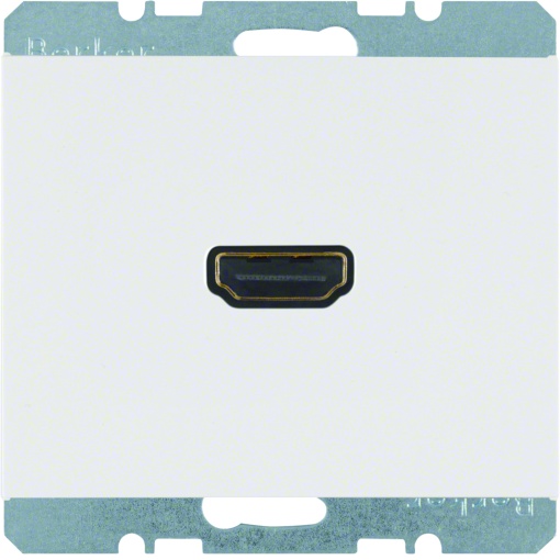 K.1K.5 - tomada HDMI ficha 90º, branco