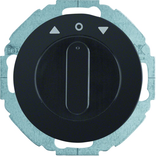 R.classic - comutador estores, preto