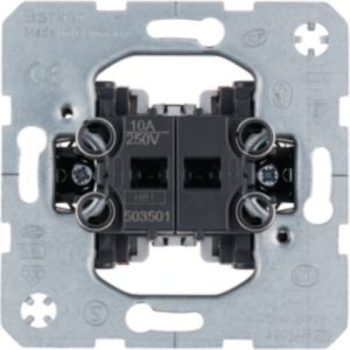 Botão duplo 2 ent 1NA1NF 10A 250V