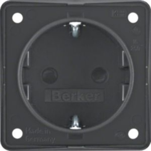 Integro  tomada Schuko obtur antrac mt