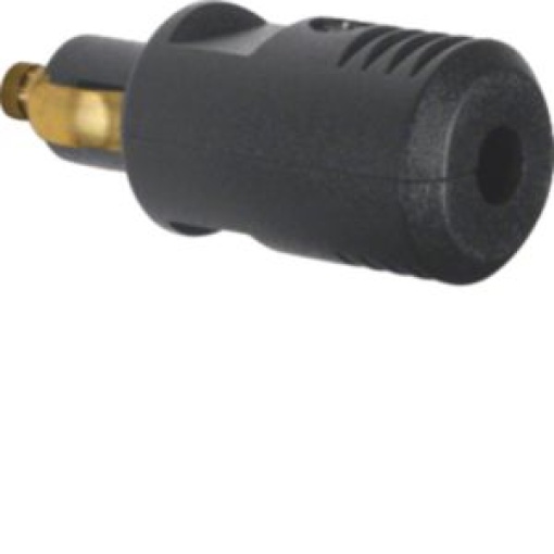 Ficha 12V preto mate