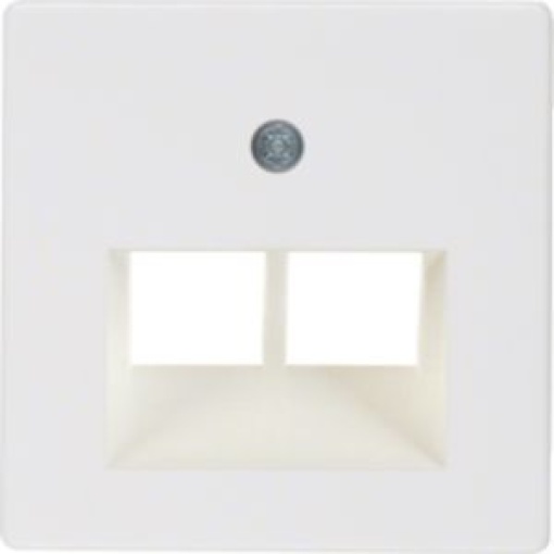 Centro tom RJ11RJ45 duplo branco