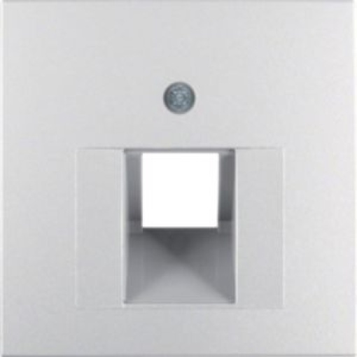 S1Bx  espelho RJ45 simples alum mt