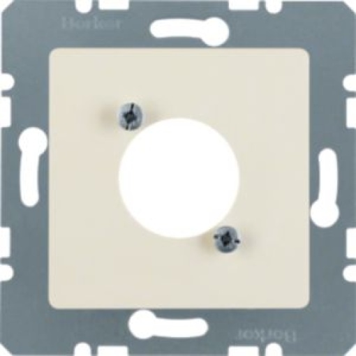 Centro p ficha XLR tipo D creme
