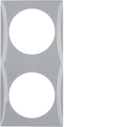 Integro  quadro x2 cinzento