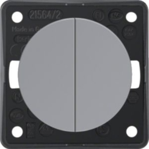 Integro  comutador lustre cinzento