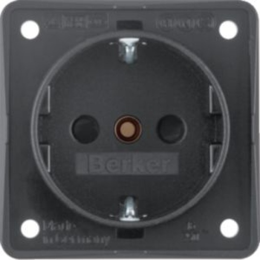 Integro  tomada Schuko obtur antrac mt