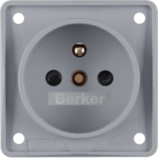 Integro  tomada 2PT FR obtur cinz mt