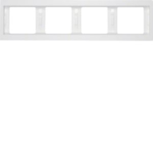 K1  quadro x4 horiz branco