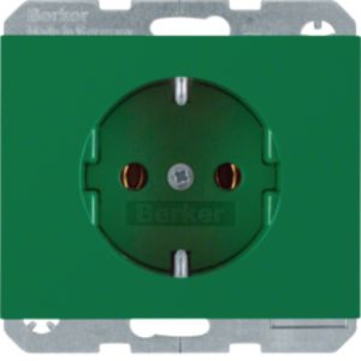 K1K5  tomada Schuko verde