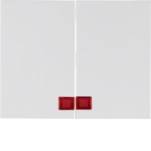 K1K5  tecla dupla c visor branco