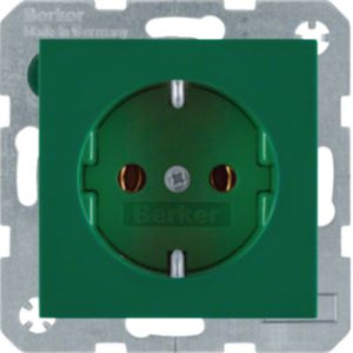 S1Bx  tomada Schuko verde