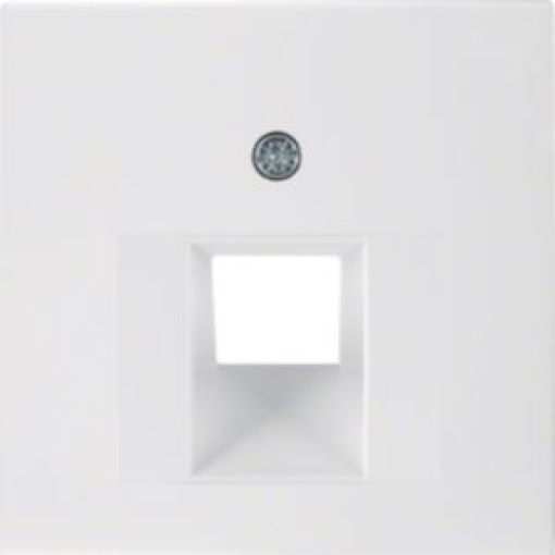 S1Bx  espelho RJ45 simples branco
