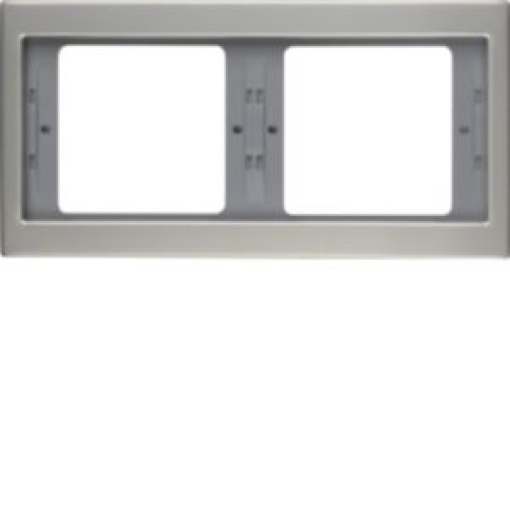K5  quadro x2 horiz inox
