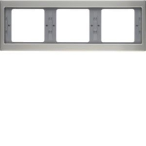 K5  quadro x3 horiz inox