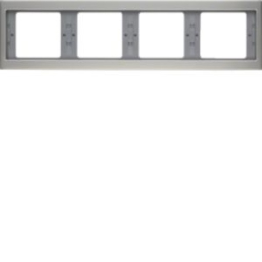 K5  quadro x4 horiz inox