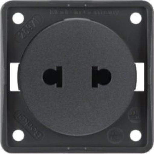 Integro  tomada EuroA antracite mate