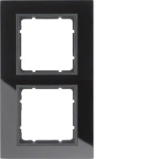 B7  quadro x2 Vidro preto