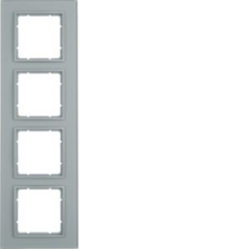 B7  quadro x4 Vidro alumínio