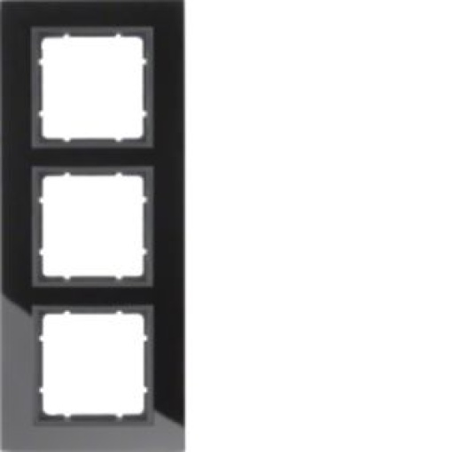B7  quadro x3 Vidro preto