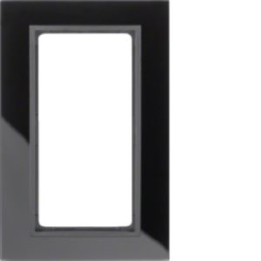 B7  quadro largo Vidro preto