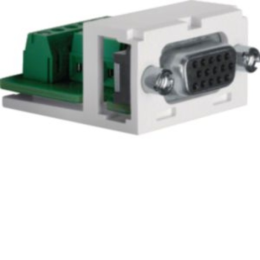 Kit modular 1x VGA Dsub branco