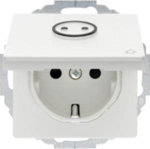 Qx  Schuko tampa relevo branc mt