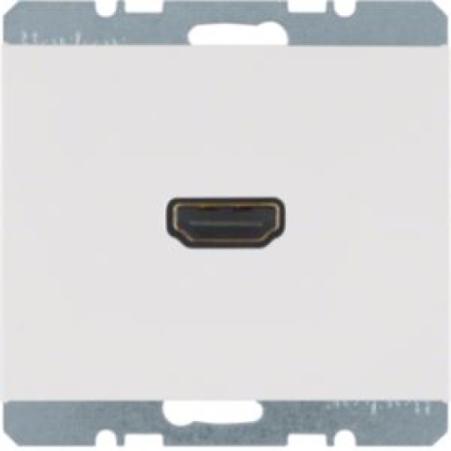 K1K5  tomada HDMI ficha 90º branco