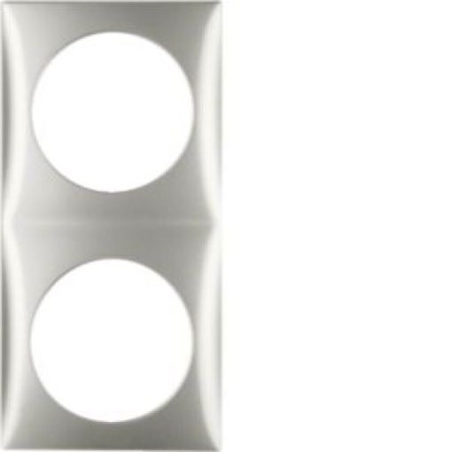 Integro  quadro x2 cromado mate lac