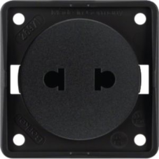 Integro  tomada EuroA preto mate