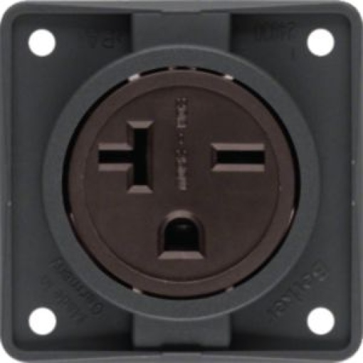 Integro  tomada NEMA 620R antrac mate