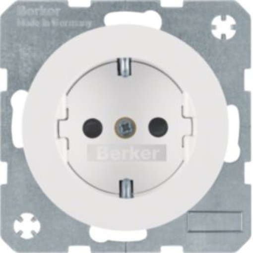 R1R3  Schuko c obturad branco