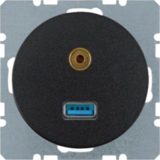 R1R3  USB  jack 35mm preto