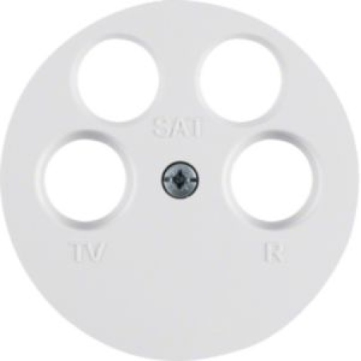 Rx  espelho TV 4 saídas branco