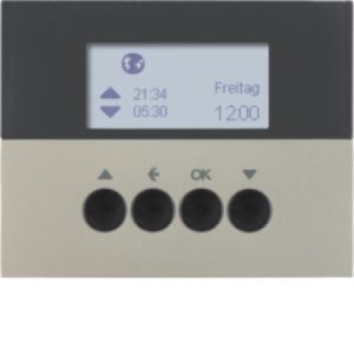 K1K5  prog horário est aço inox