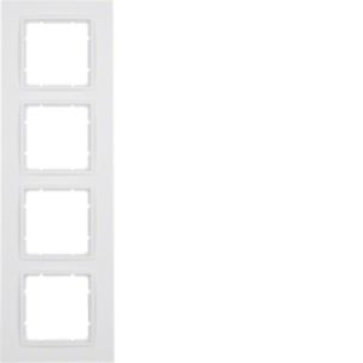 B7  quadro x4 branco mate