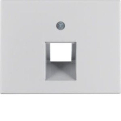 K1K5  espelho RJ45 simples alum