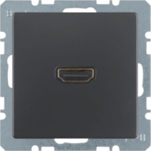 Qx  tomada HDMI ficha 90º antrac