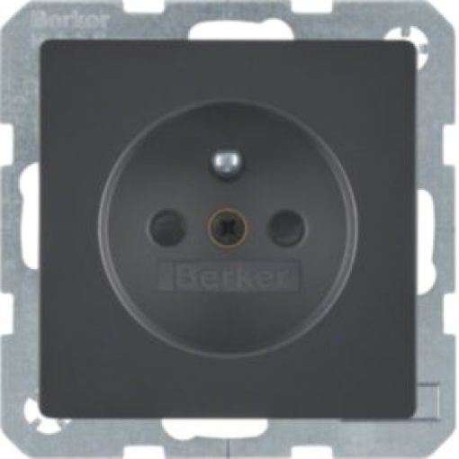 Qx  tomada FR obturad antracite