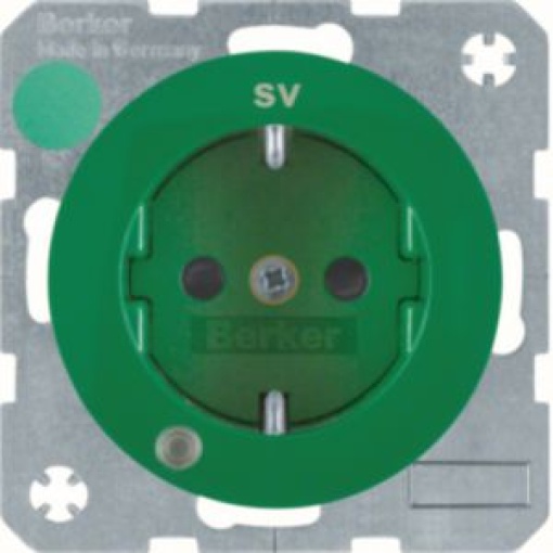 R1R3  Schuko SV cLED verde