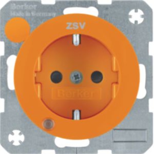 R1R3  Schuko ZSV cLED laranja