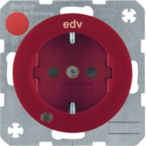R1R3  Schuko EDV cLED encarnado