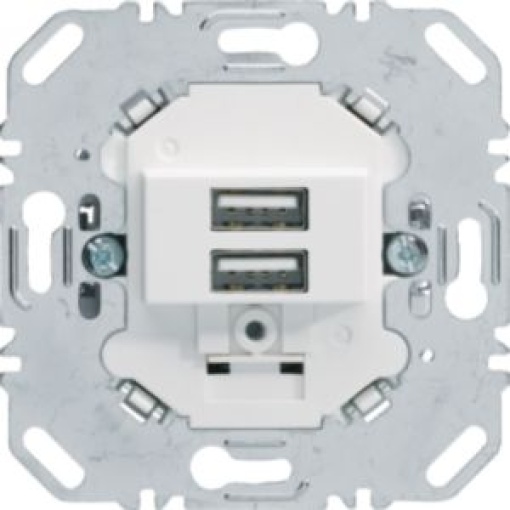 Tomada USB carreg 30A branco