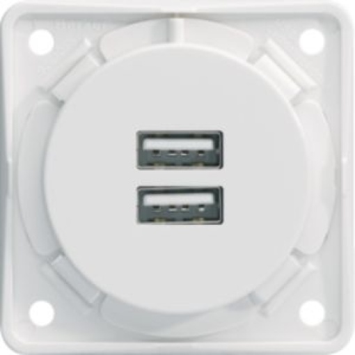 Integro  Tom USB carreg 3A branco mt