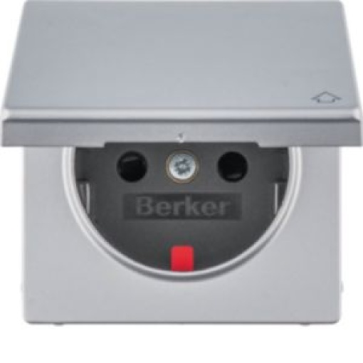 Qx  esplh Schuko c tampa alumínio