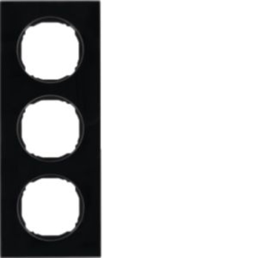 R8  quadro x3 Vidro preto